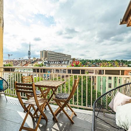 Central, Spacious, Modern 5 Bedrm Duplex W/Balcony Praga Esterno foto