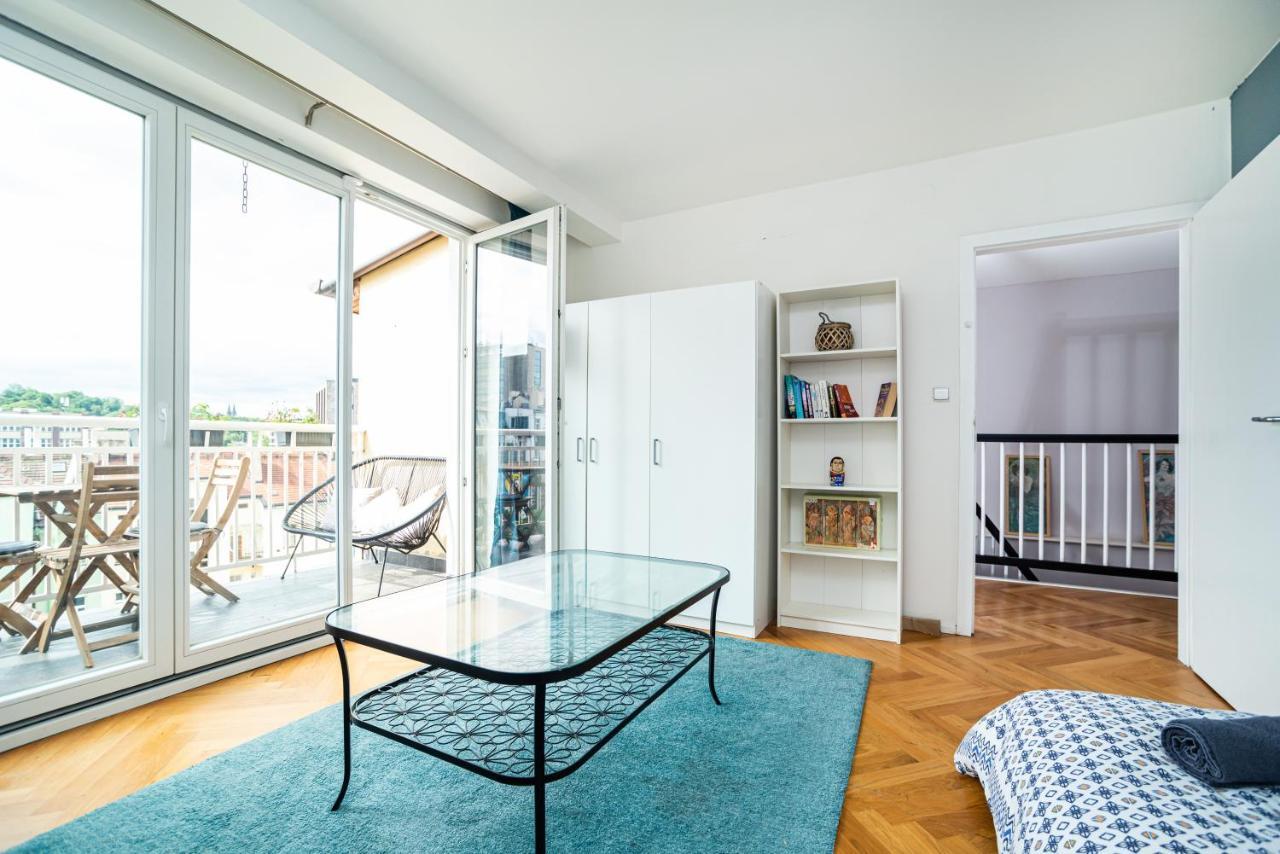 Central, Spacious, Modern 5 Bedrm Duplex W/Balcony Praga Esterno foto